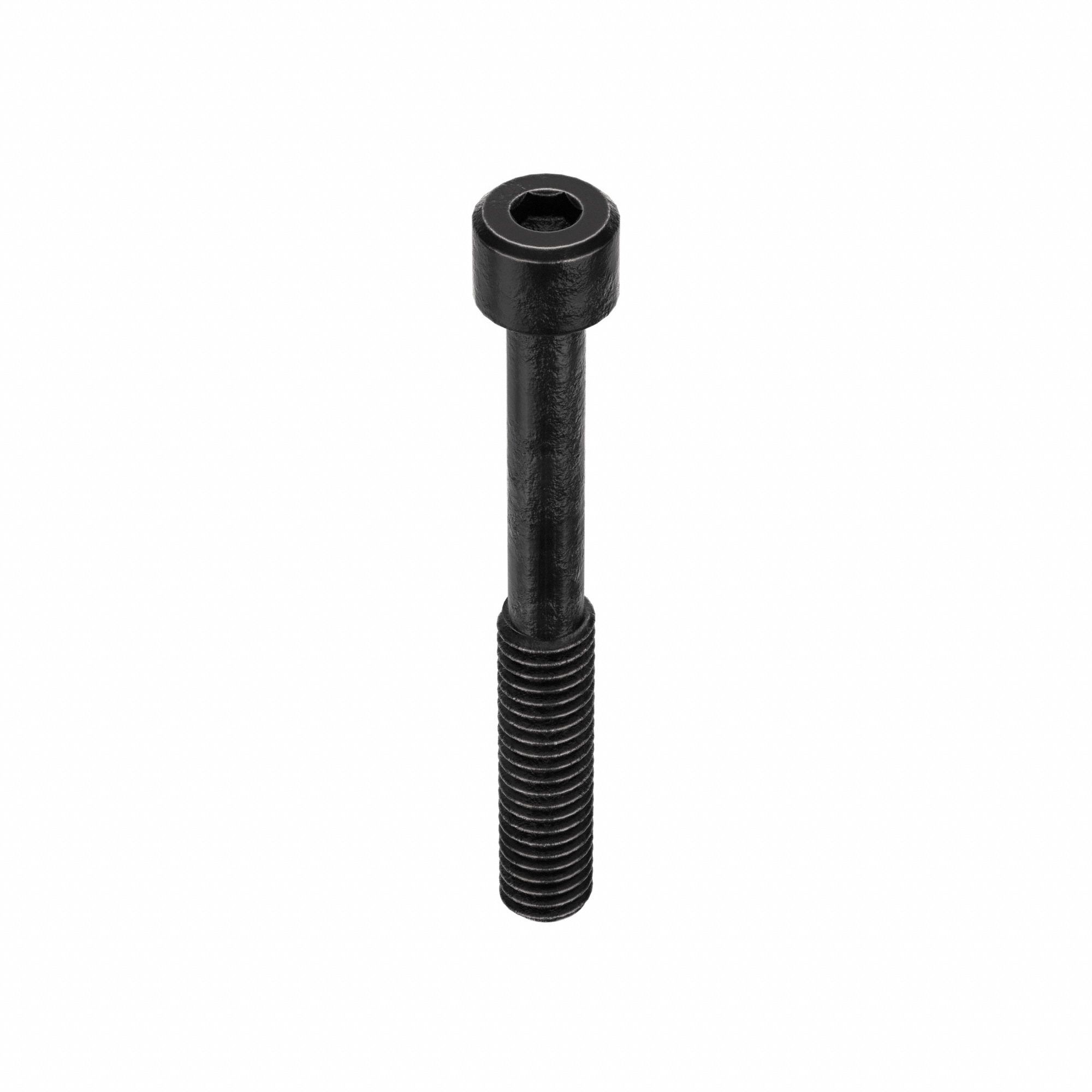 Socket Head Cap Screw: 5/16"-18 Thread Size, 2 1/2 in Lg, Std, Black Oxide, Alloy Steel, 100 PK