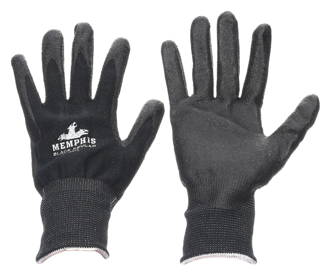 COATED GLOVES, L (9), ANSI CUT LEVEL A4, DIPPED PALM, FOAM NITRILE, SMOOTH