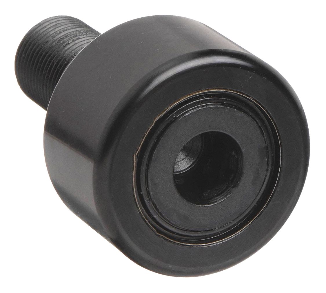 Cam Follower: 1 1/4 in Dia, Heavy, 2 Row, Dbl Sealed, Hex Socket, Flat, 1/2"-20 Thread