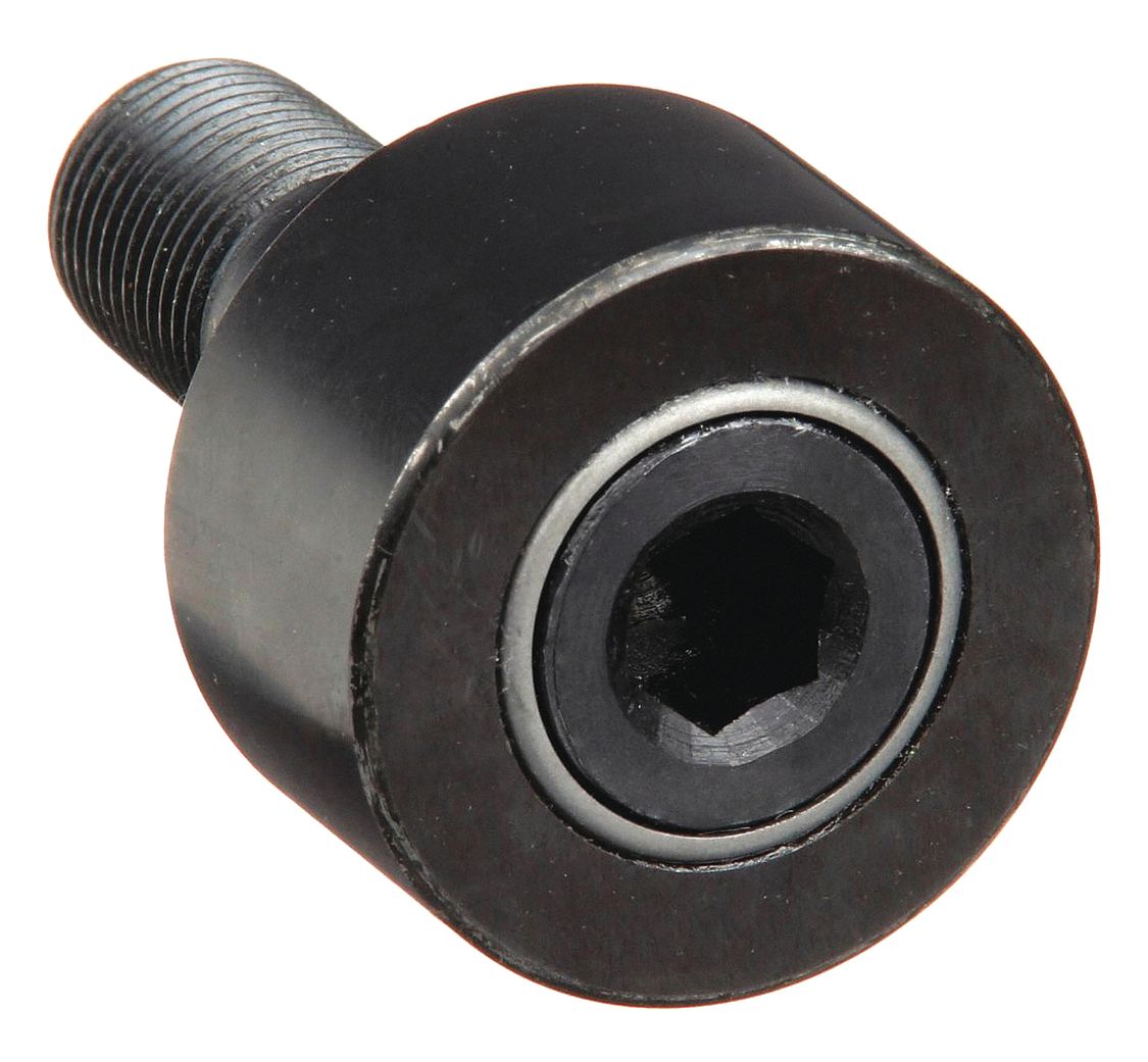 Cam Follower: 80 mm Dia, Heavy, 2 Row, Dbl Shield, Screwdriver Slot, Crowned