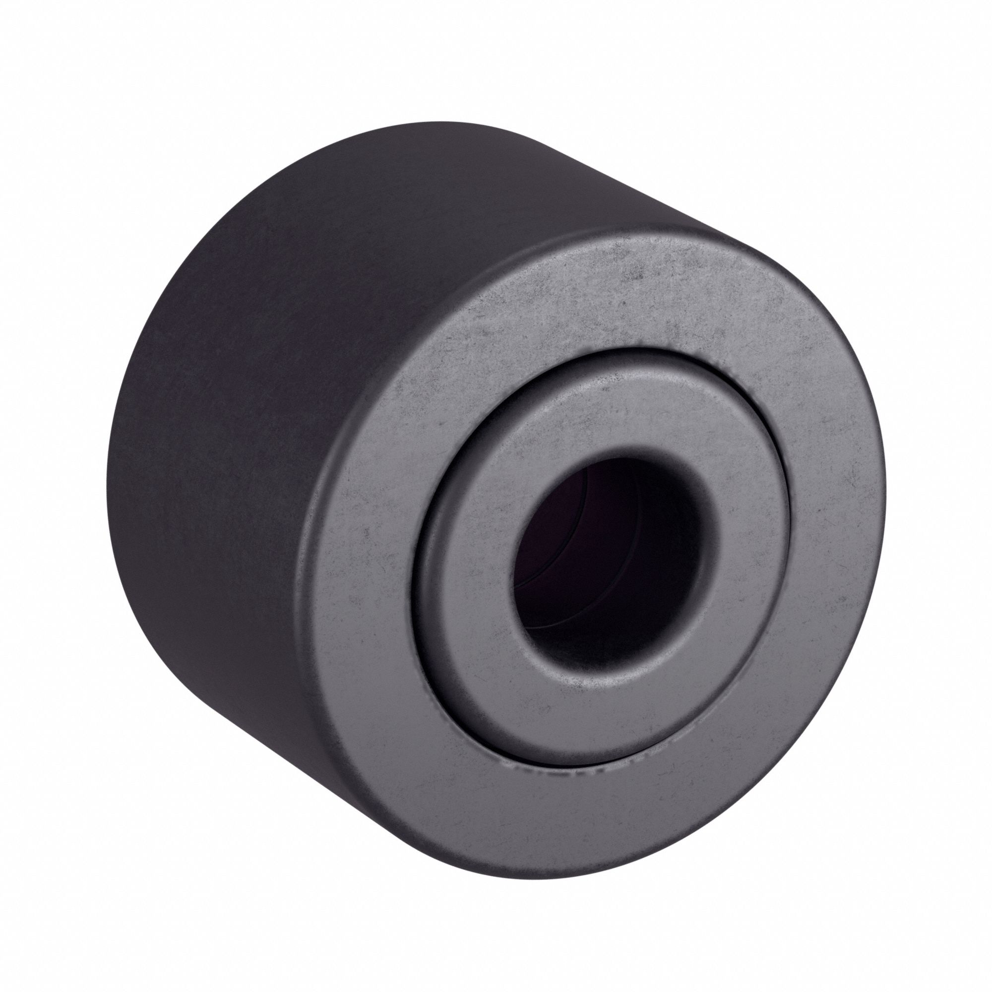 Yoke Roller: 1 in Roller Dia, Std, 1 Row, Dbl Sealed, Flat, Alloy Steel, Needle Roller