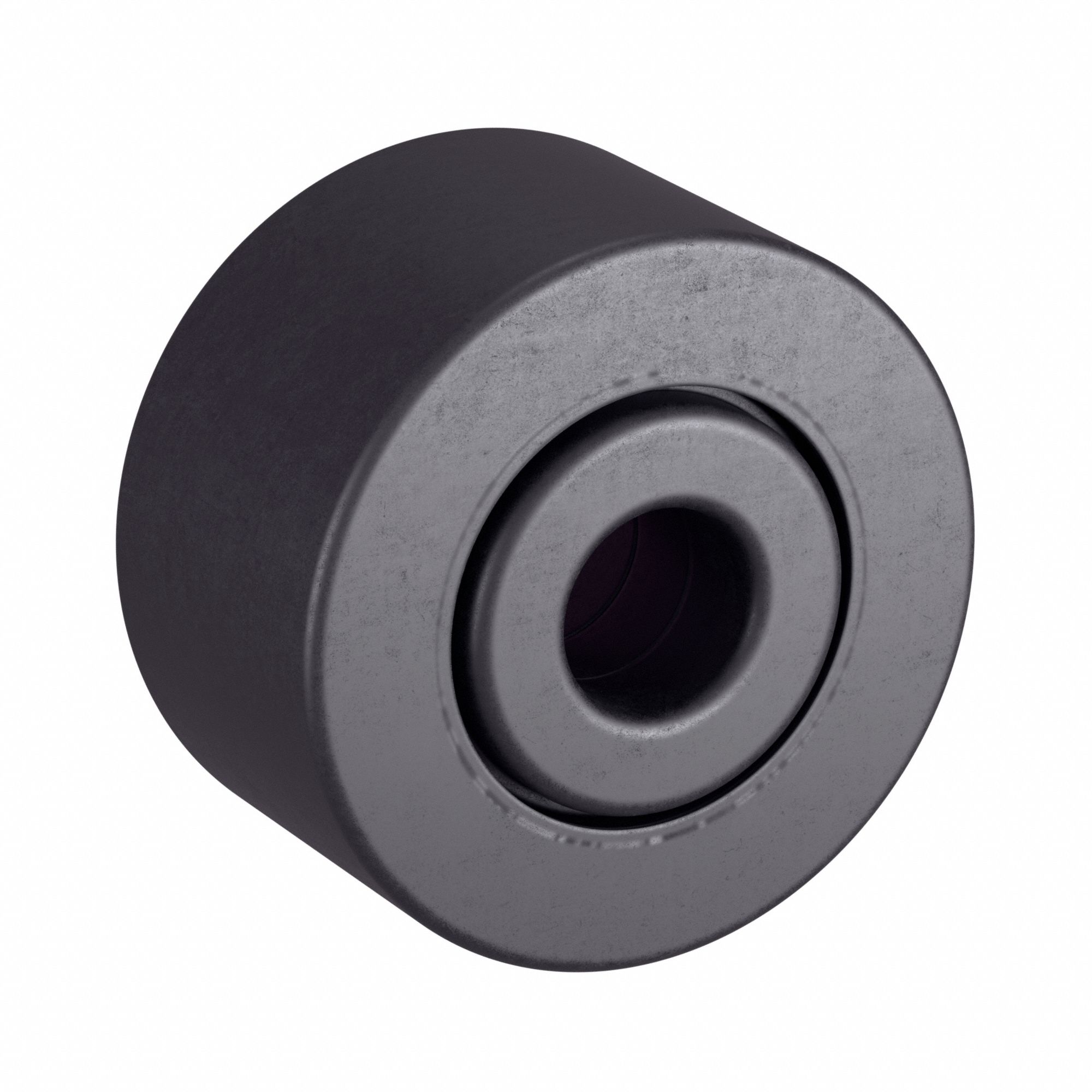 Yoke Roller: 1 1/8 in Roller Dia, Std, 1 Row, Dbl Sealed, Flat, Alloy Steel, Contact