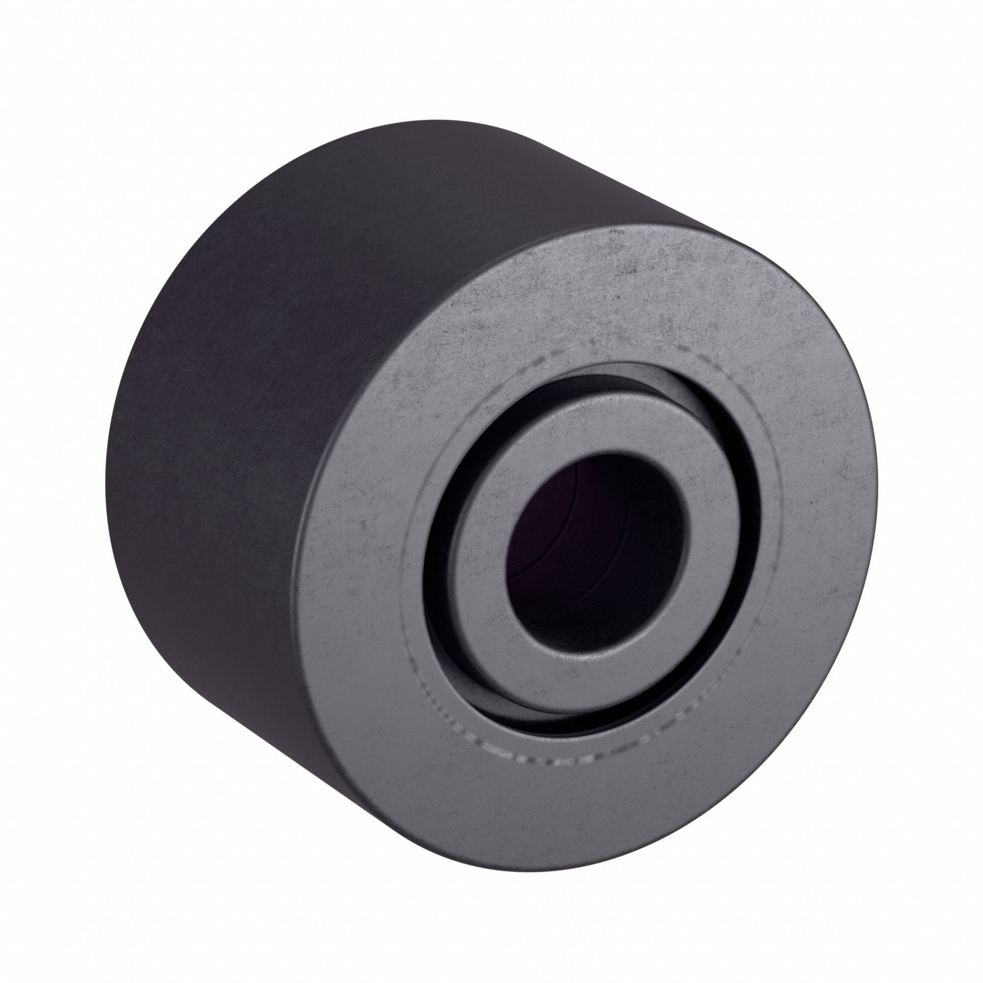 Yoke Roller: 2 1/2 in Roller Dia, Heavy, 1 Row, Dbl Sealed, Flat, Alloy Steel