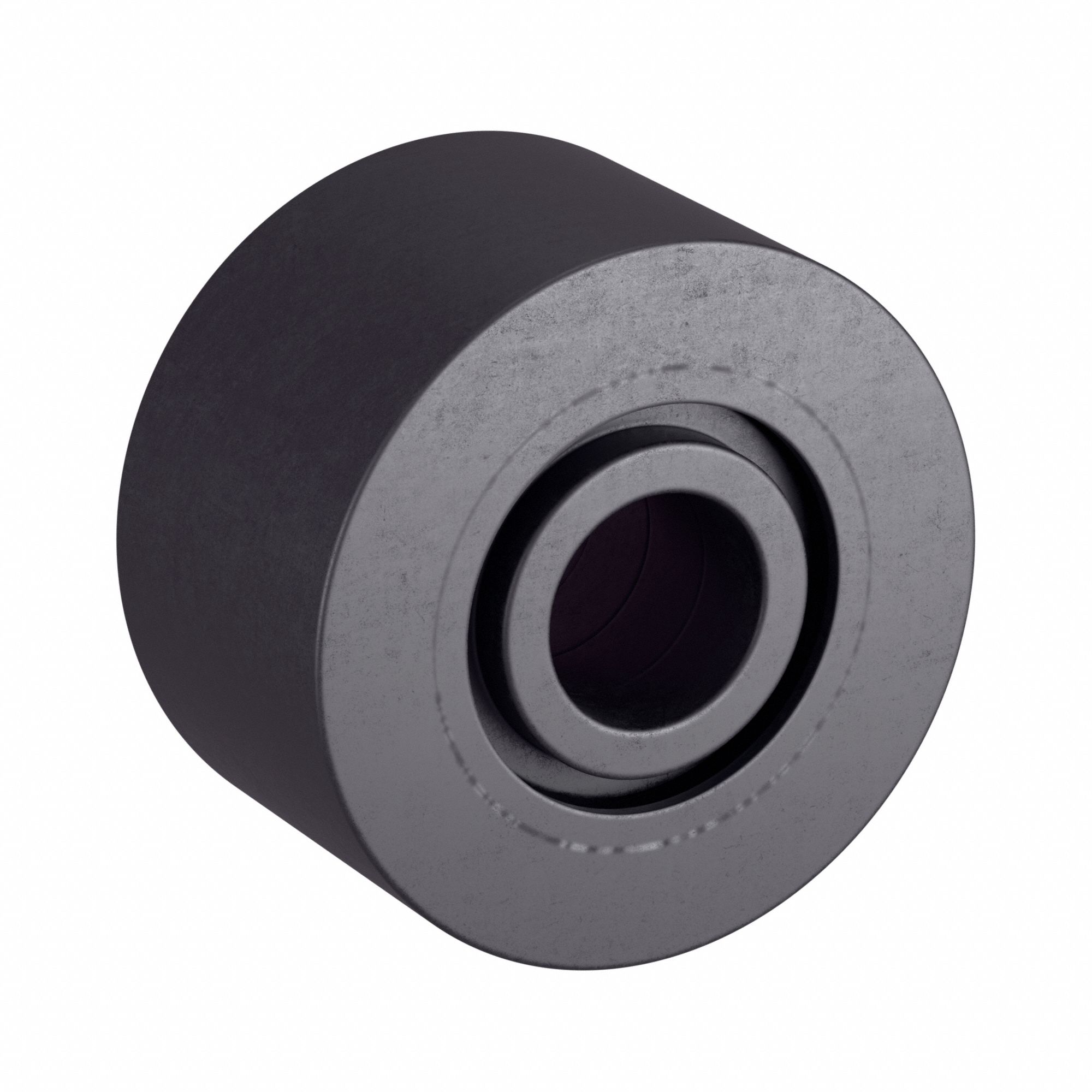 Yoke Roller: 3 1/2 in Roller Dia, Heavy, 1 Row, Dbl Sealed, Flat, Alloy Steel