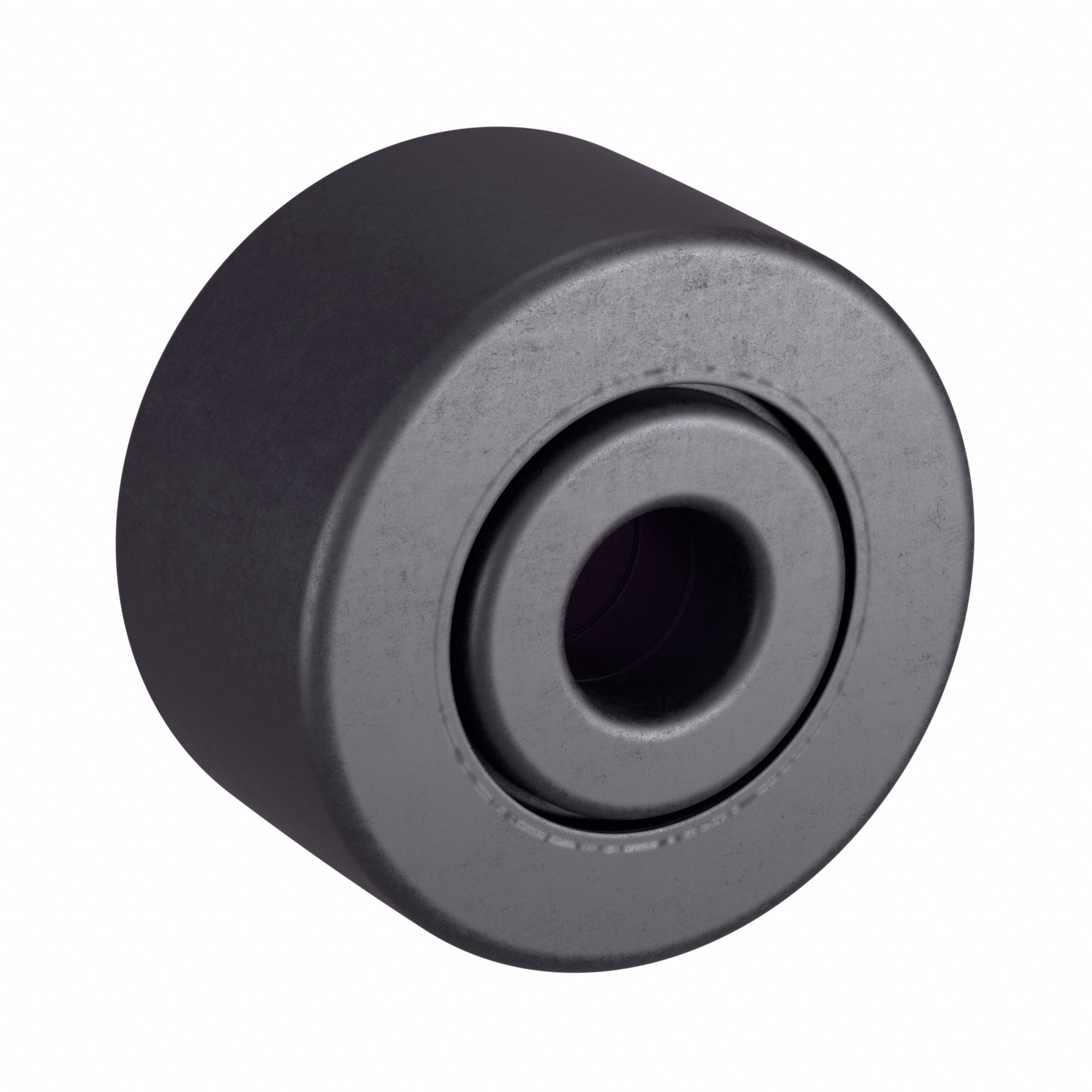 Yoke Roller: 1 1/8 in Roller Dia, Std, 1 Row, Dbl Sealed, Crowned, Alloy Steel, ABMA