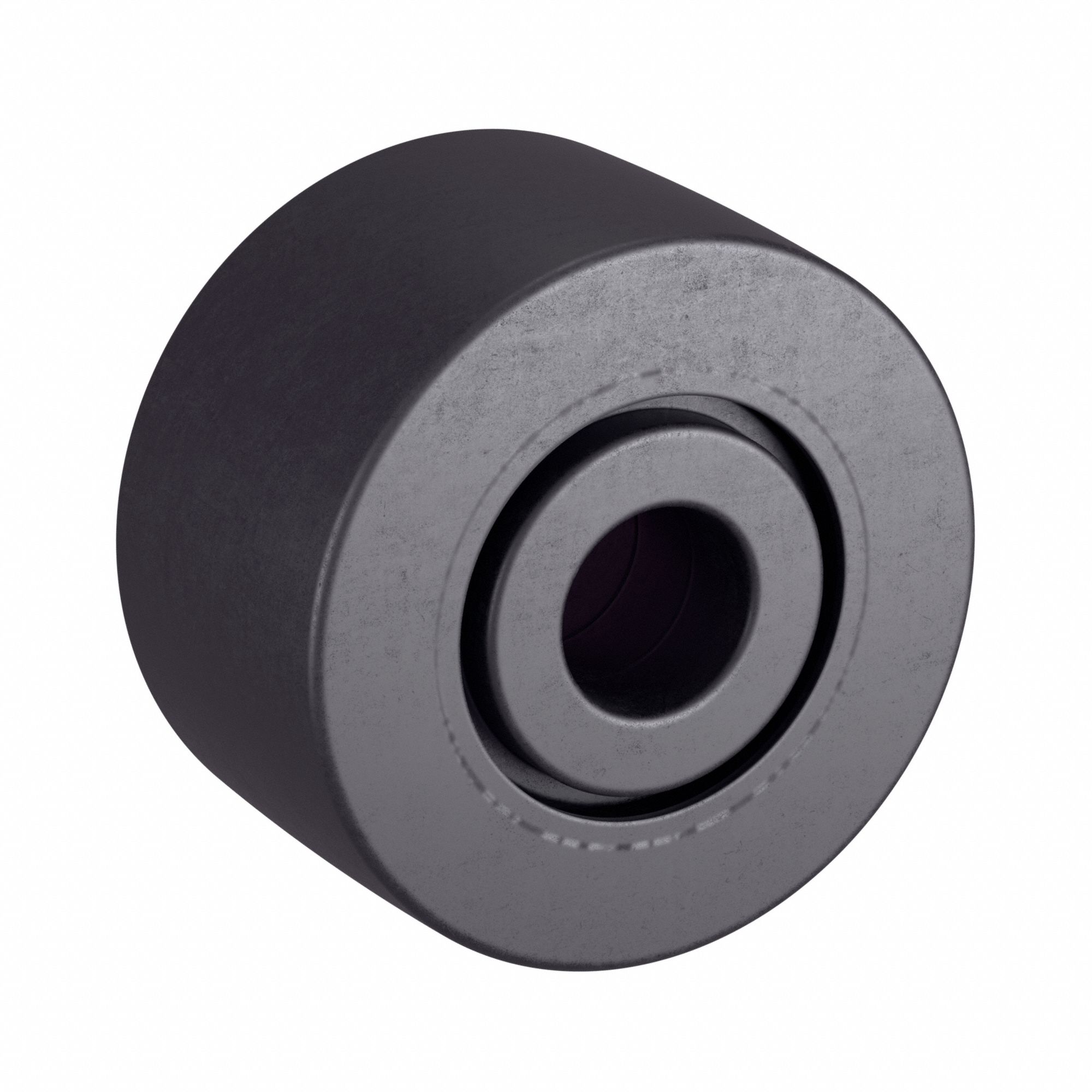 Yoke Roller: 2 1/4 in Roller Dia, Heavy, 1 Row, Dbl Sealed, Crowned, Alloy Steel