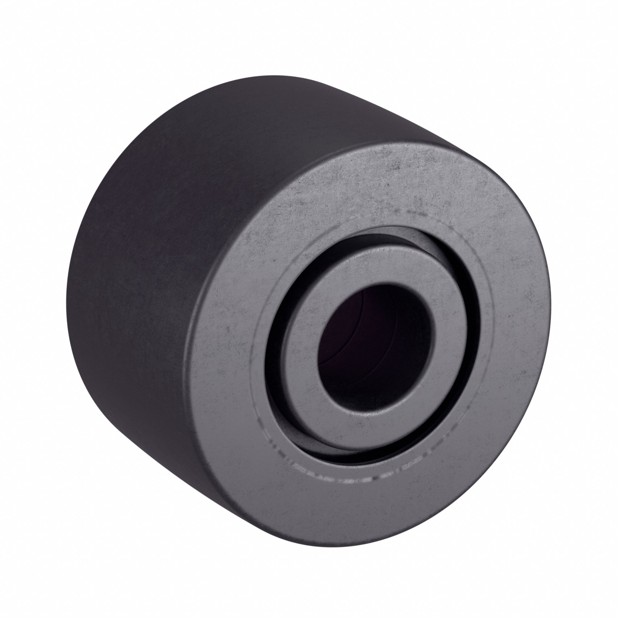 Yoke Roller: 2 1/2 in Roller Dia, Heavy, 1 Row, Dbl Sealed, Crowned, Alloy Steel