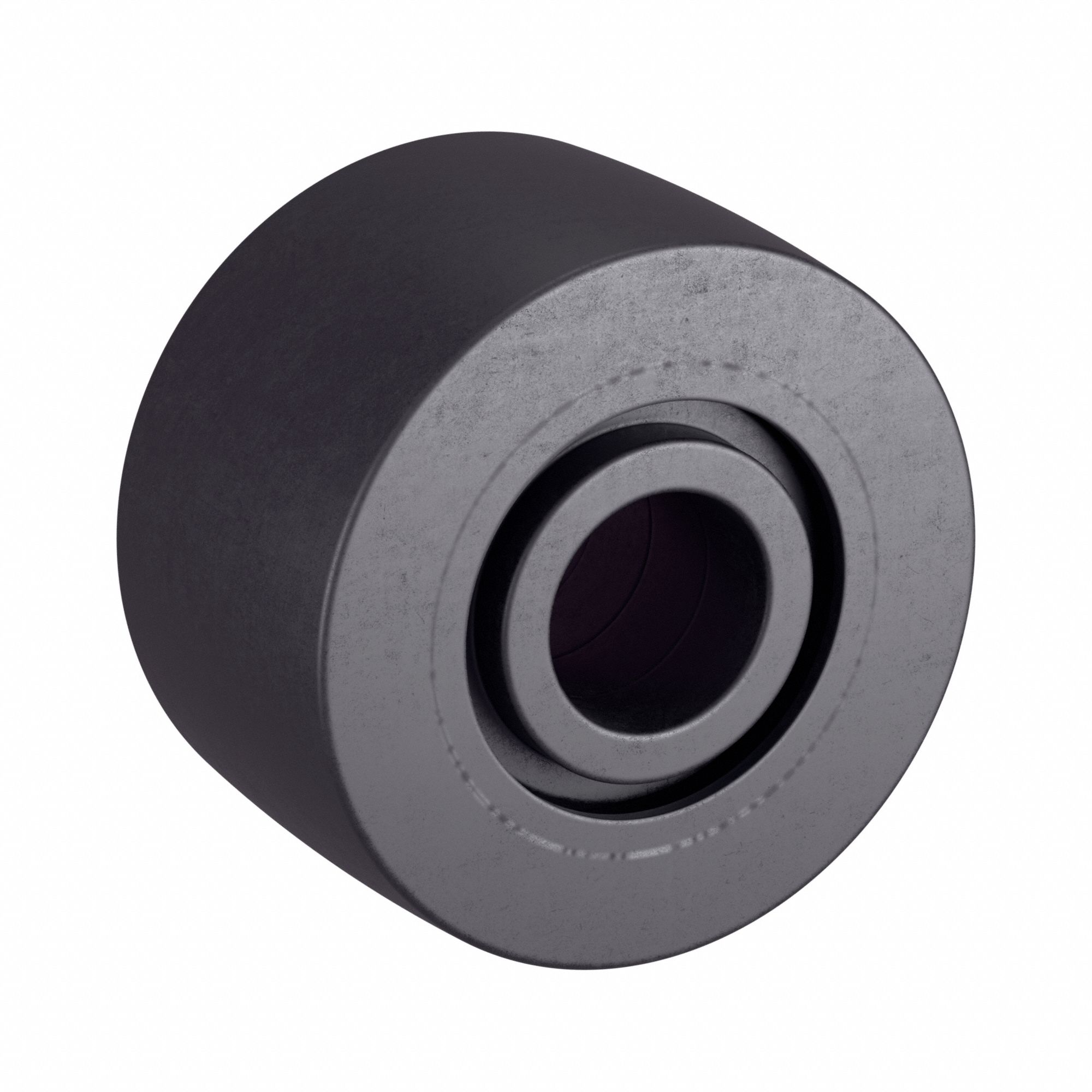 Yoke Roller: 3 1/2 in Roller Dia, Heavy, 1 Row, Dbl Sealed, Crowned, Alloy Steel