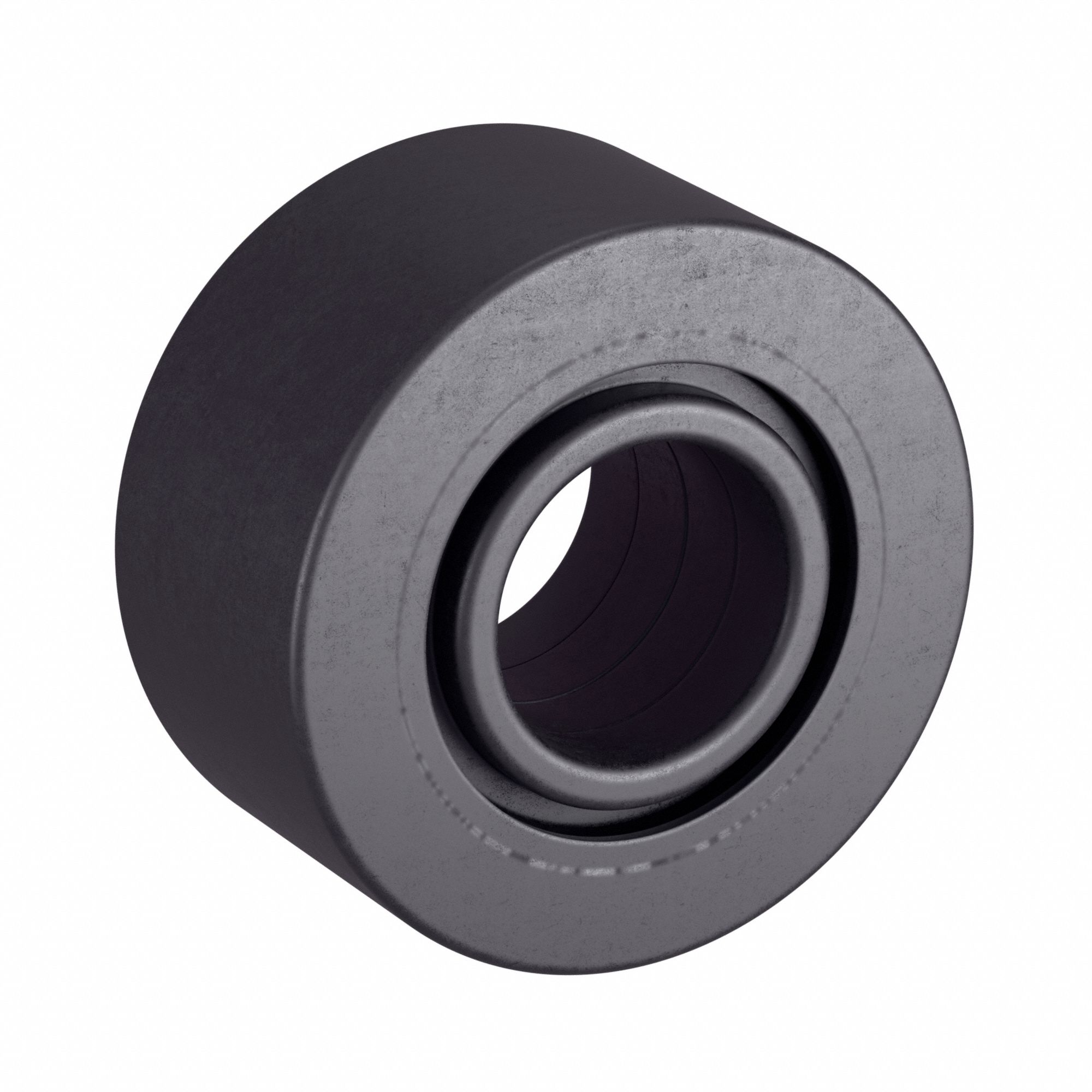 Yoke Roller: 40 mm Roller Dia, Heavy, 2 Row, Dbl Shield, Flat, Alloy Steel