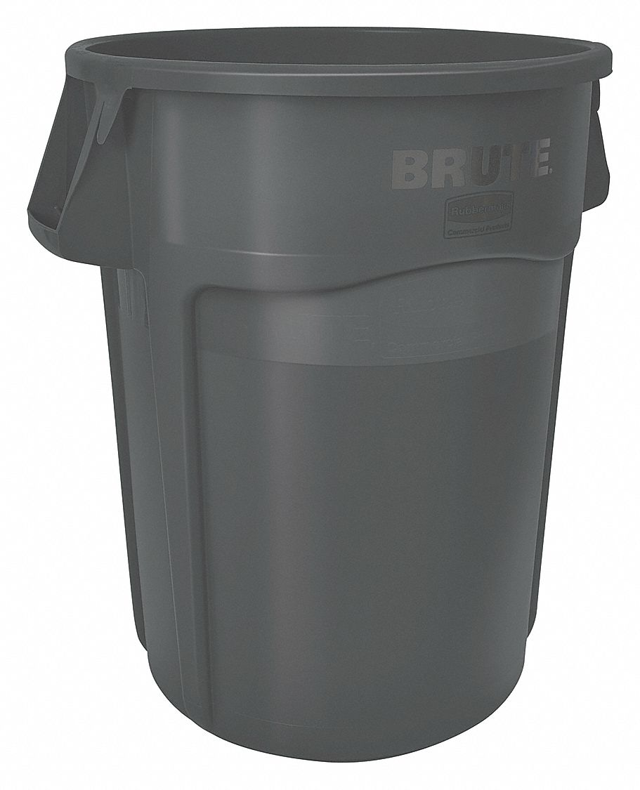 Rubbermaid 1867531 BRUTE 32 Gallon Black Executive Round Trash Can