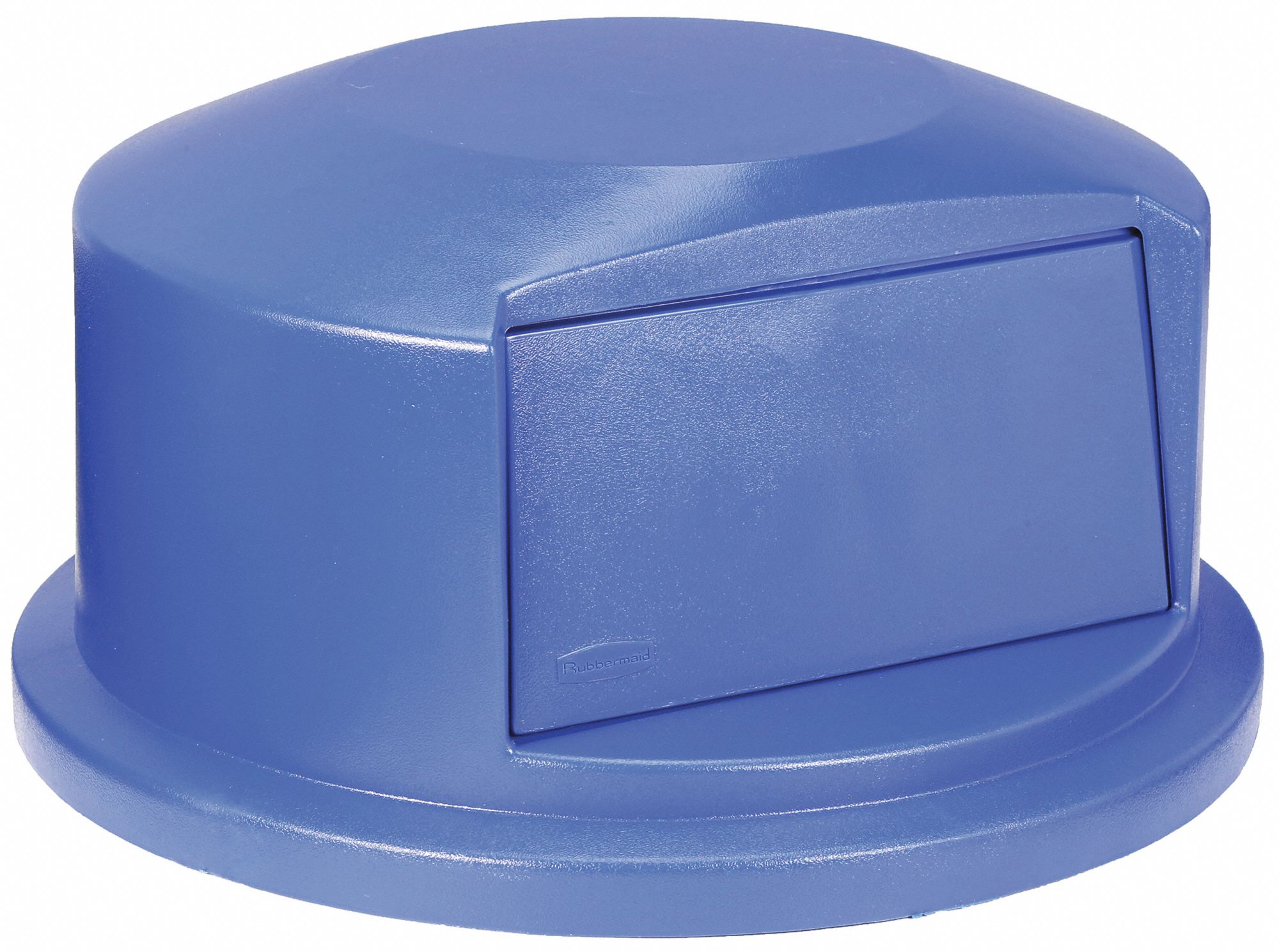 TRASH CAN TOP,DOME,SWING CLOSURE,BLUE