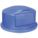 TRASH CAN TOP,DOME,SWING CLOSURE,BLUE