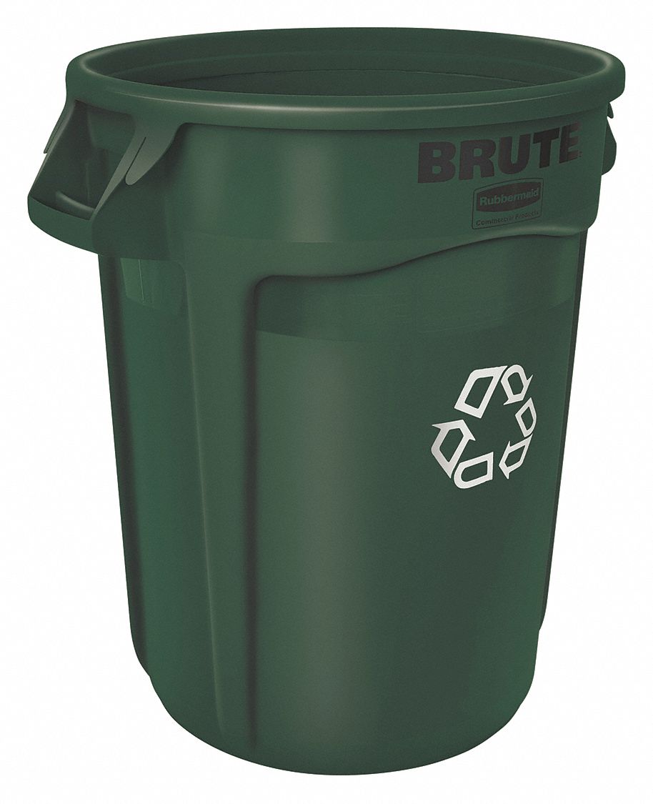 UTILITY CONTAINER,32 GAL.,GR