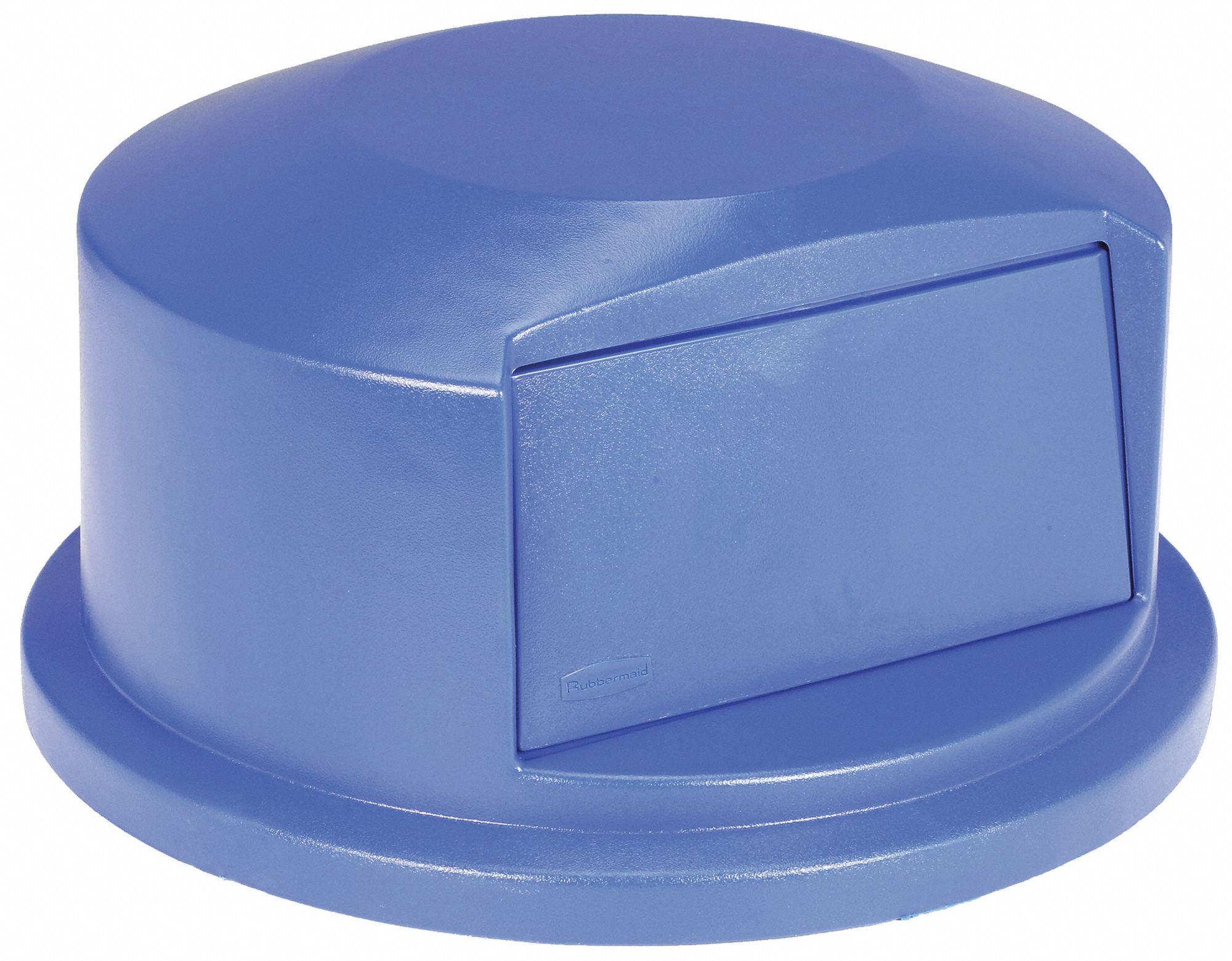 TRASH CAN TOP,DOME,SWING CLOSURE,BLUE