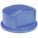 TRASH CAN TOP,DOME,SWING CLOSURE,BLUE