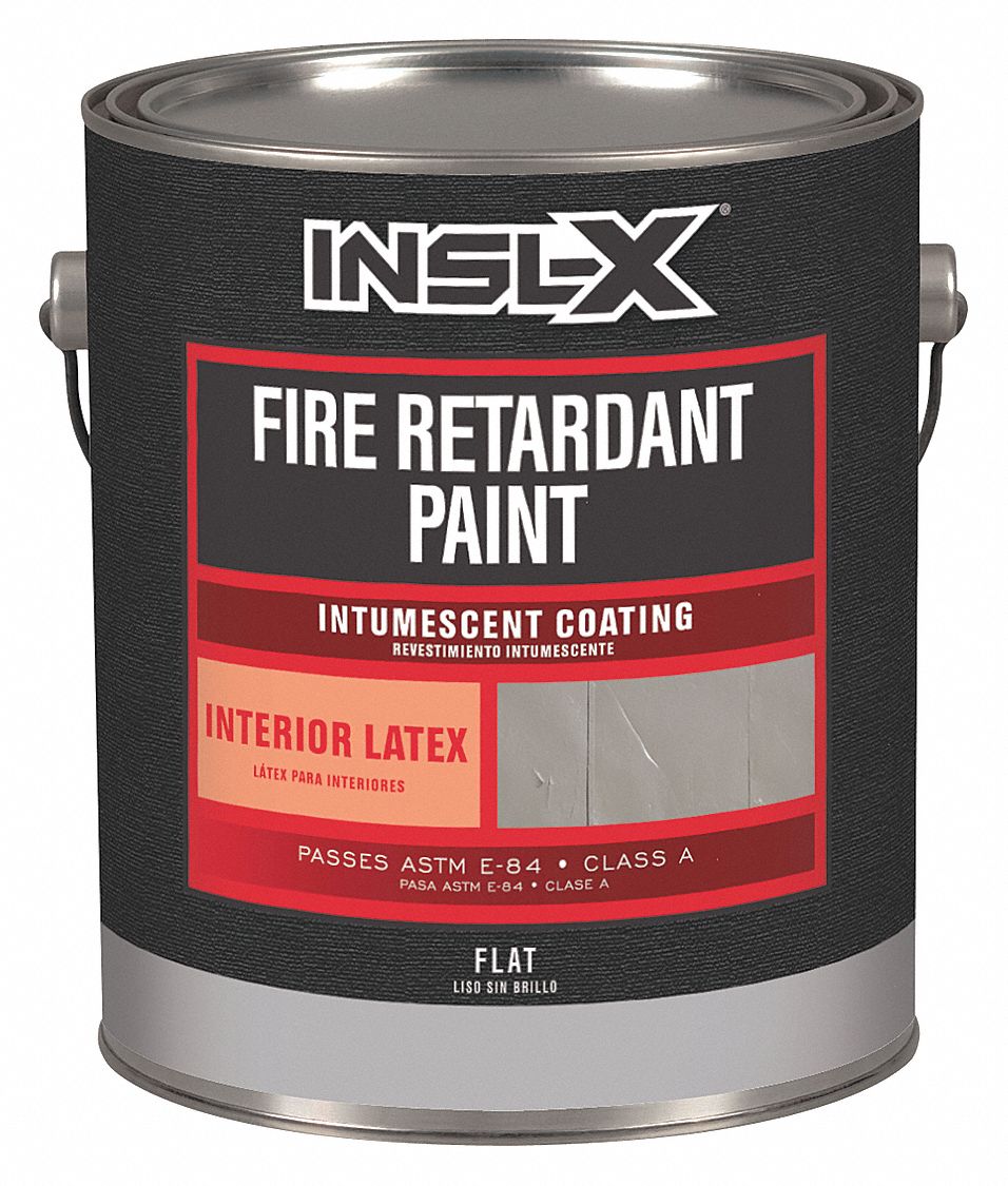 INSLX BY BENJAMIN MOORE Fire Retardant Coating, Color White 40PM50