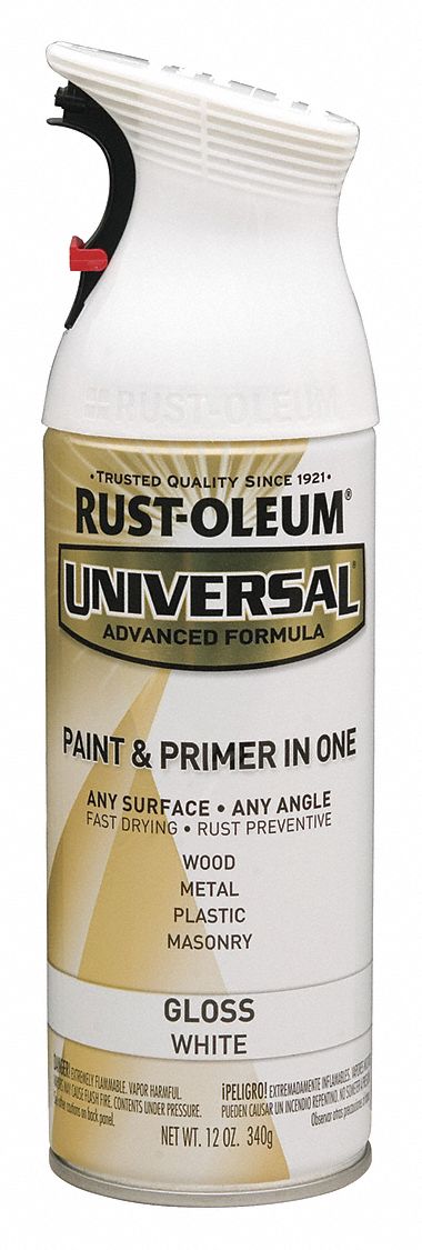 Buy the Rust-Oleum 245199 Universal Spray Paint, Gloss Pure White ~ 12 oz