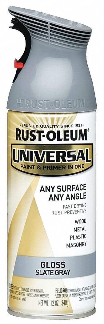 RUSTOLEUM Universal Spray Paint in Gloss Slate Gray for Aluminum