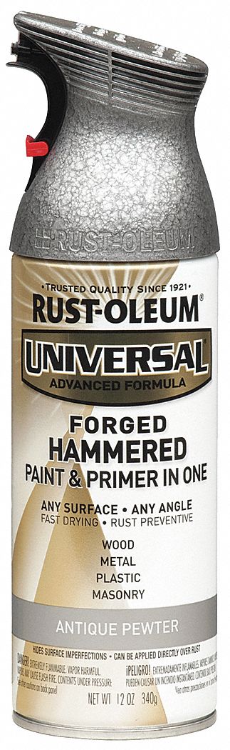 RUSTOLEUM Universal Hammered Spray Paint in Hammered Antique Pewter