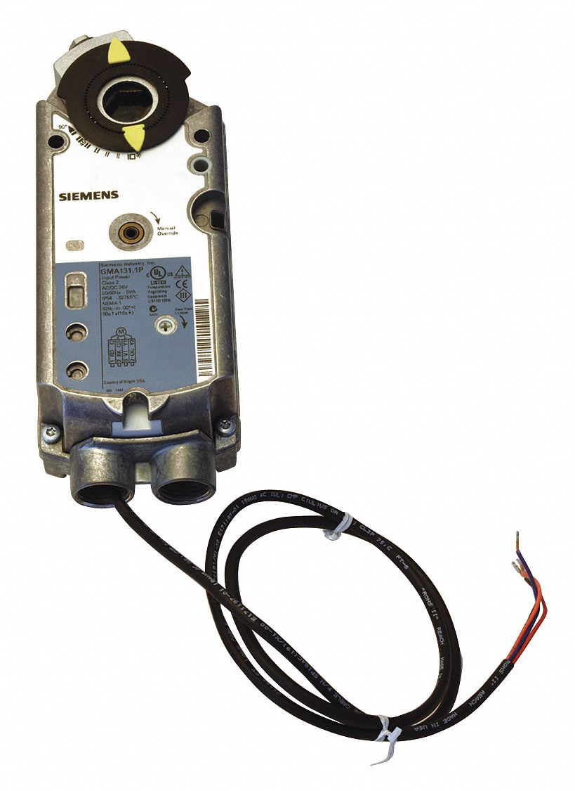 Electric Actuator: Direct Mount, Spring Return, Floating, 62 in-lb Torque, 24V AC/DC