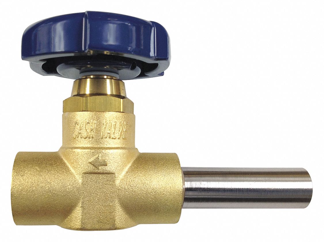 Cryogenic Valve: Brass,