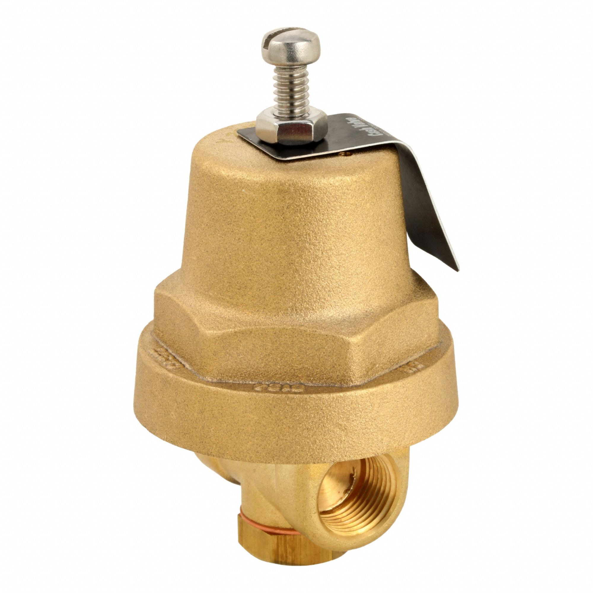 Cryogenic Pressure Regulator: Brass, NPT x NPT, 3/8 in Inlet Connection Size
