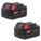 REDLITHIUM BATTERY, 18V, 5 AH, LI-ION, 2-PK, FOR M18 CORDLESS TOOLS