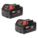 REDLITHIUM BATTERY, SLIDE-ON, 18V, 3 AH, LI-ION, FOR M18 CORDLESS TOOLS, 2-PACK