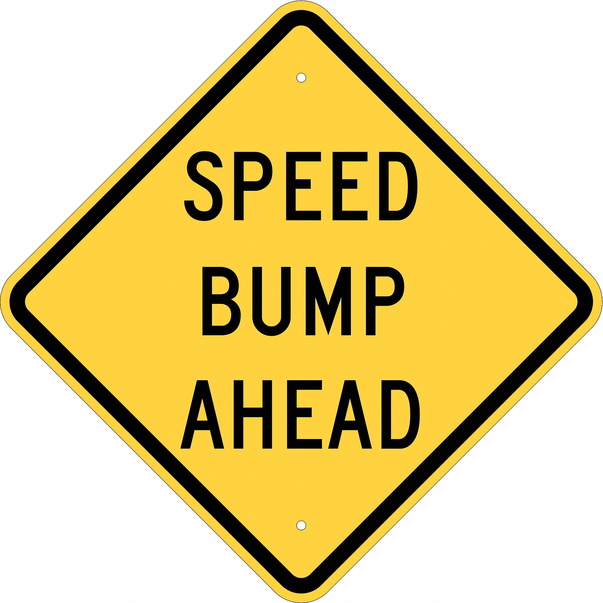 Traffic Sign, 24"H, 24"W, Aluminum