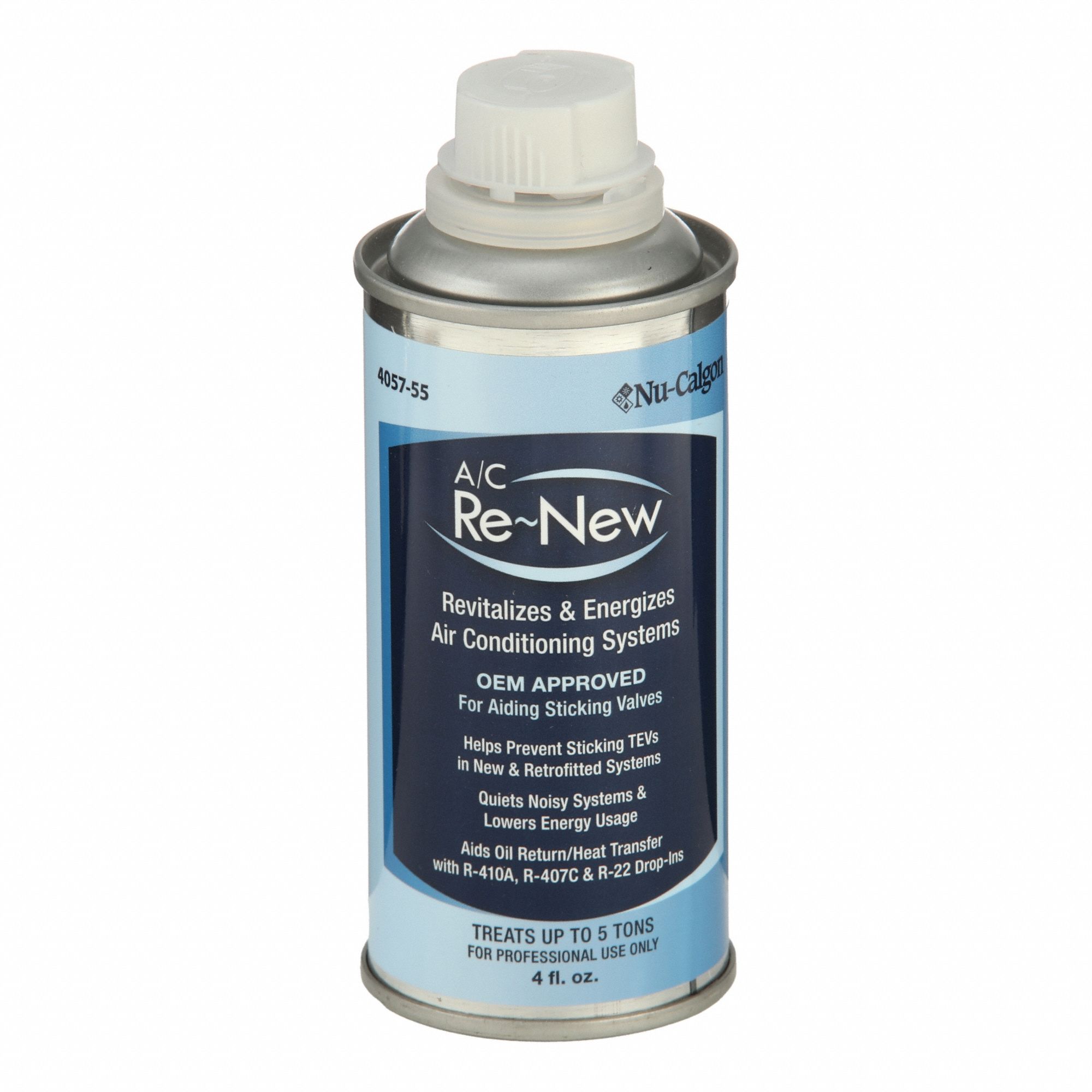 Lubricant Additive: 4 oz Can, 466 SUS, -13°F Pour Point, Amber, A/C Re-New