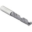 TiNAl-Coated Spiral-Flute Coolant-Through Solid Carbide Jobber-Length Drill Bits with Flatted Shank