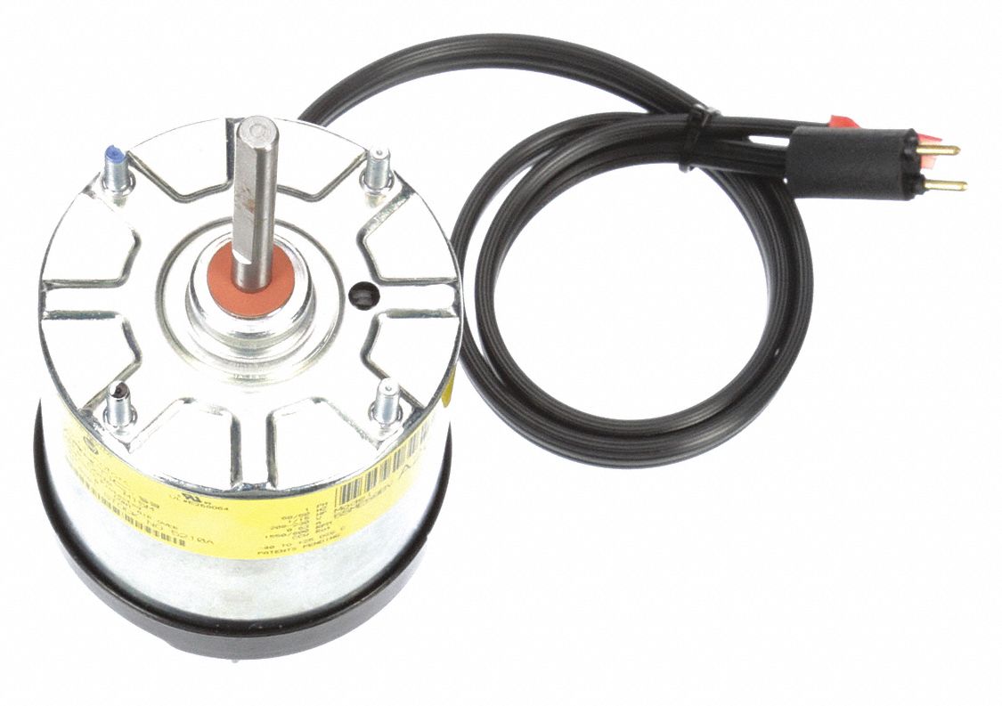 MORRILL Refrigeration Motor, 1/15 HP, ECM, Nameplate RPM 1,550/800, No