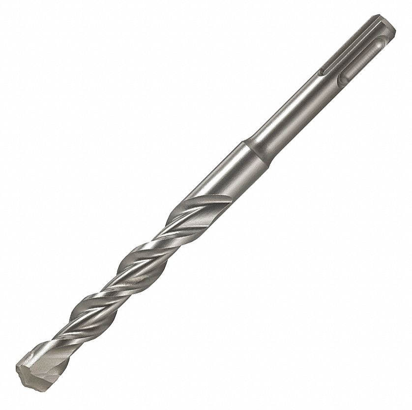 Power Tool 10mm x 200mm Round Shank Rotary Hammer Concrete Masonry Drill Bit 