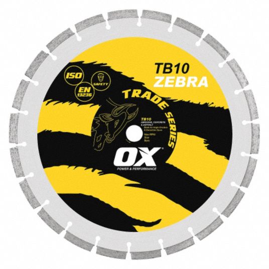 OX Chop Saws, Diamond Saw Blade, 14" Blade Dia. 40TP35OXTB1014