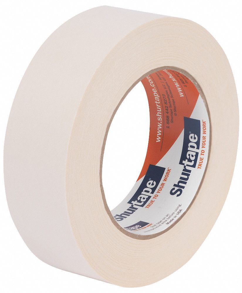 Shurtape Double-sided Splicing Tape: White, 1 7 16 In X 36 Yd, 1 16 In 