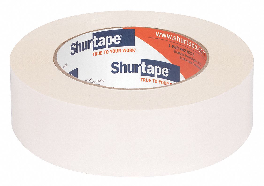 SHURTAPE Paper Double Sided Masking Tape, Rubber Adhesive, 5.00 mil ...