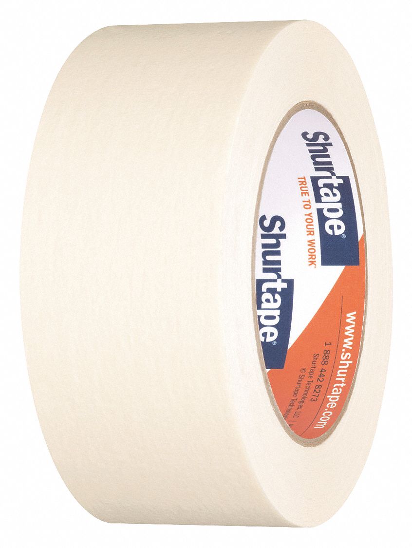 MASKING TAPE, 1⅞ IN X 60 YARD, 4.9 MIL THICK, INDOOR, RUBBER ADHESIVE, 24 PK