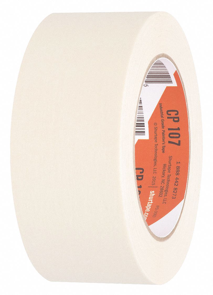 MASKING TAPE, 1⅞ IN X 60 YARD, 4.9 MIL THICK, INDOOR, RUBBER ADHESIVE, 24 PK