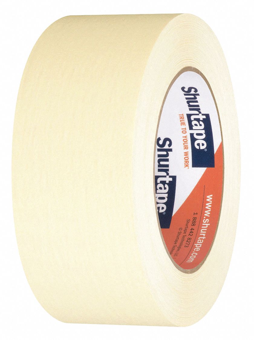 MASKING TAPE, 1⅞ IN X 60 YARD, 5.4 MIL THICK, INDOOR, RUBBER ADHESIVE, 24 PK