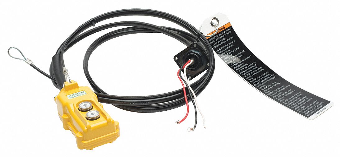 Pendant Station: Electric Chain Hoists, SNER, 11 ft Pendant Cord Lg, ER1ES155715