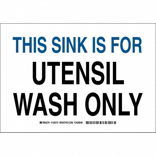 Adhesive Sign Mounting, Not Retroreflective, Restriction Sign - 40U479 ...