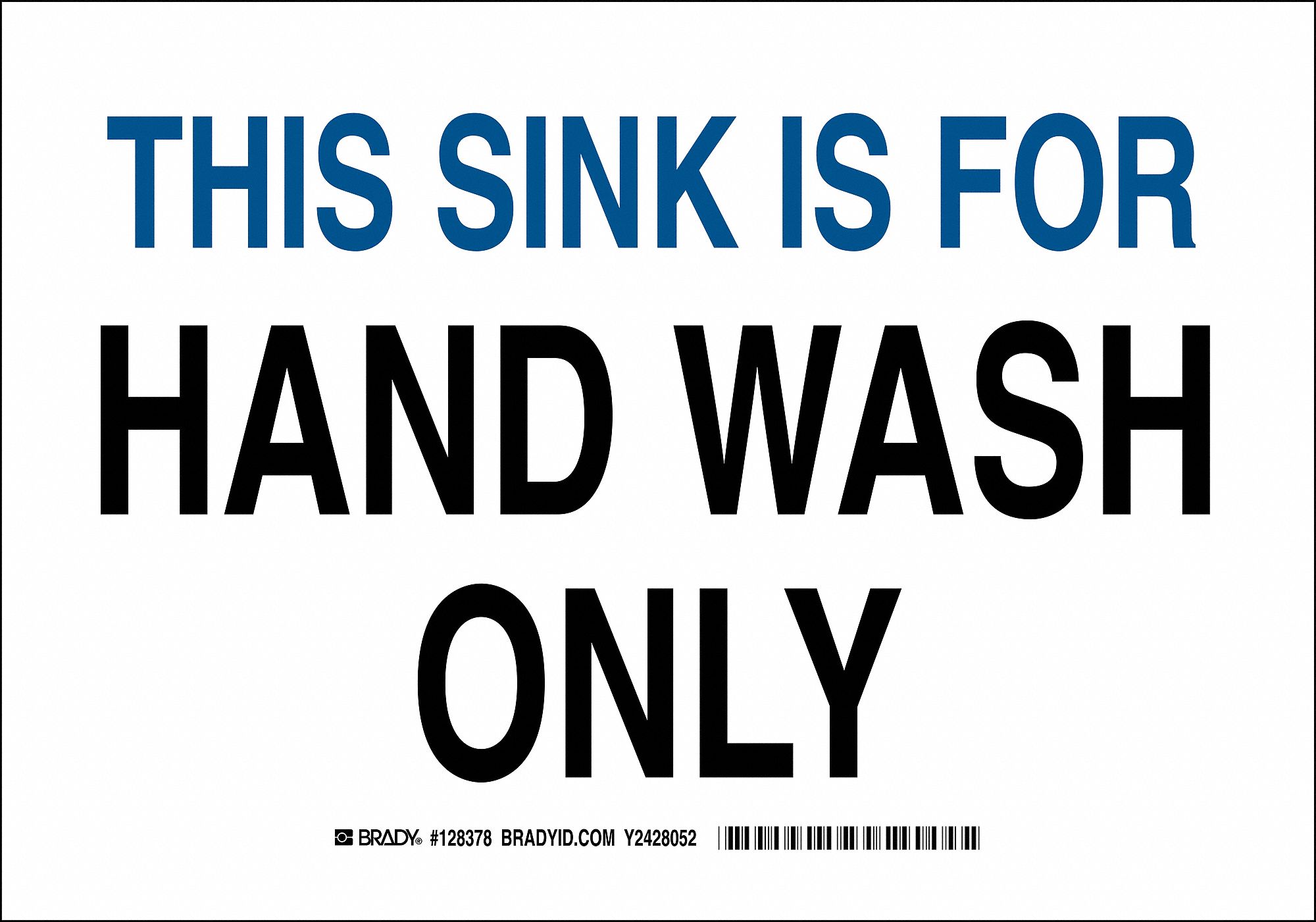 Restriction Sign, 10" x 14", Plastic