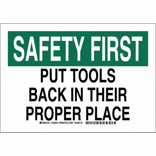 Polyester, Safety Sign, 14
