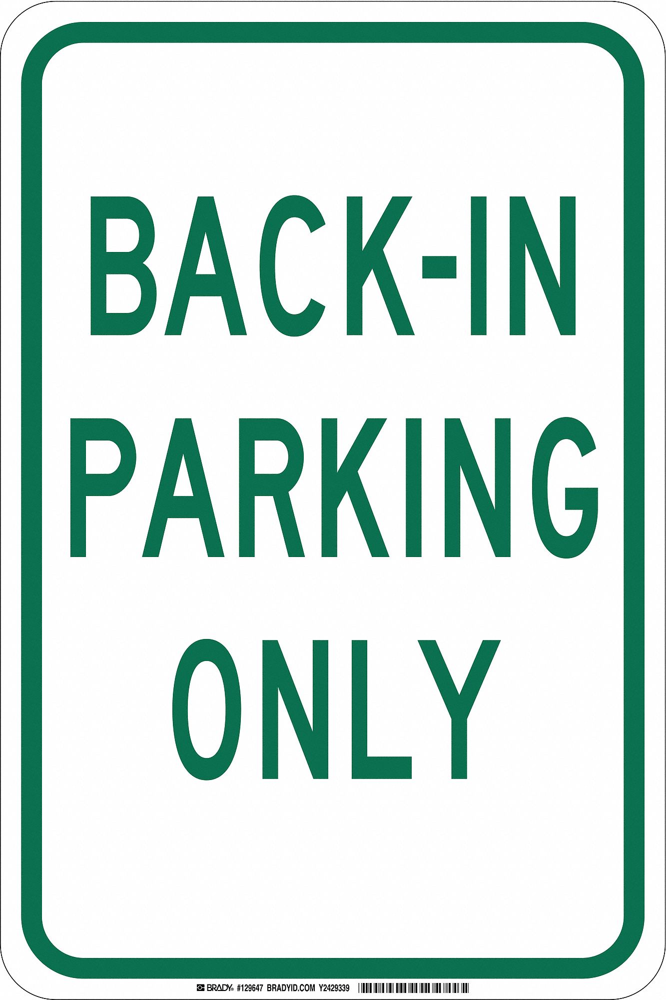 Traffic Sign, Retroreflective Grade Not Retroreflective, Rectangle ...
