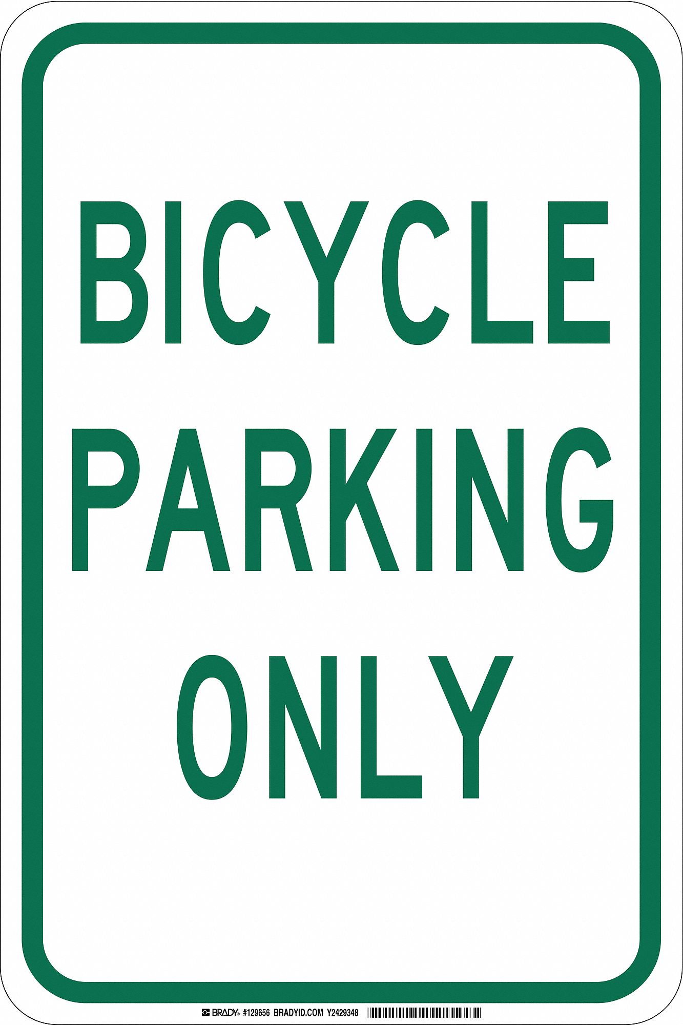 Bike Parking Sign, 18" x 12"
