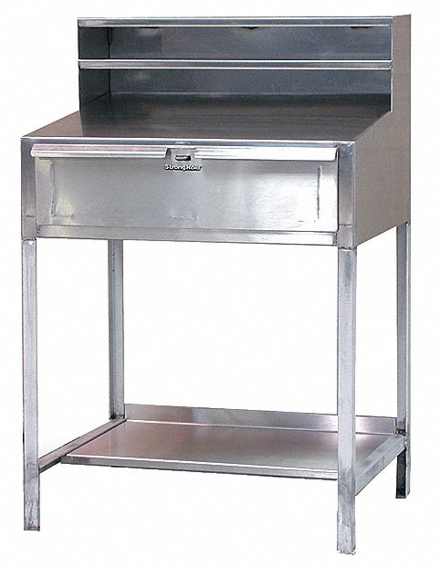 Strong Hold 36 X 28 X 54 12 Ga Stainless Steel Shipping And