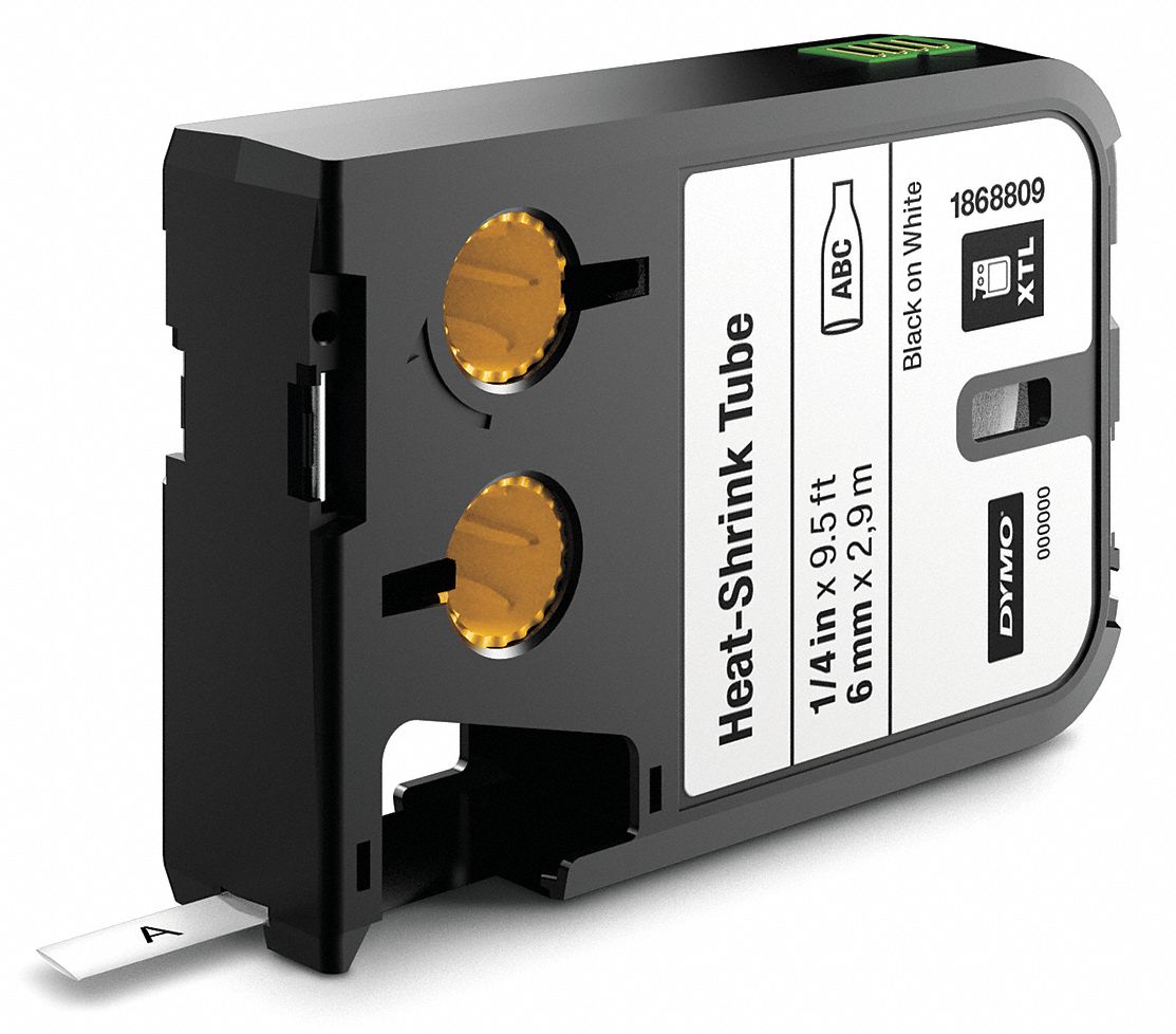 Sleeve Label: 1 in, Polyolefin, White (Gloss)