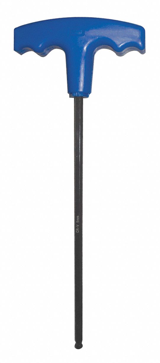 Hex Key Set: 6 - 10 Pieces, T, Metric, Single Ball End, Long, 8 Pieces, Black Oxide, 8 Tips