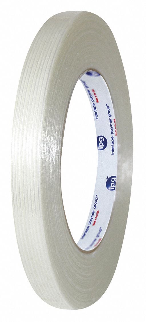 FILAMENT TAPE, 9MM X 54.8 M, TAN/NATURAL, 96 PK