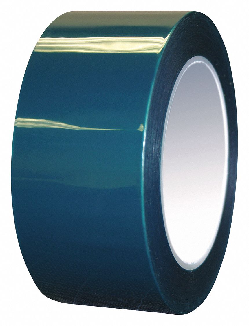 TAPE, GREEN, 2 IN X 72 YARD, 3.2 MIL, 50 LB/IN TENSILE STRENGTH, POLYESTER BACK